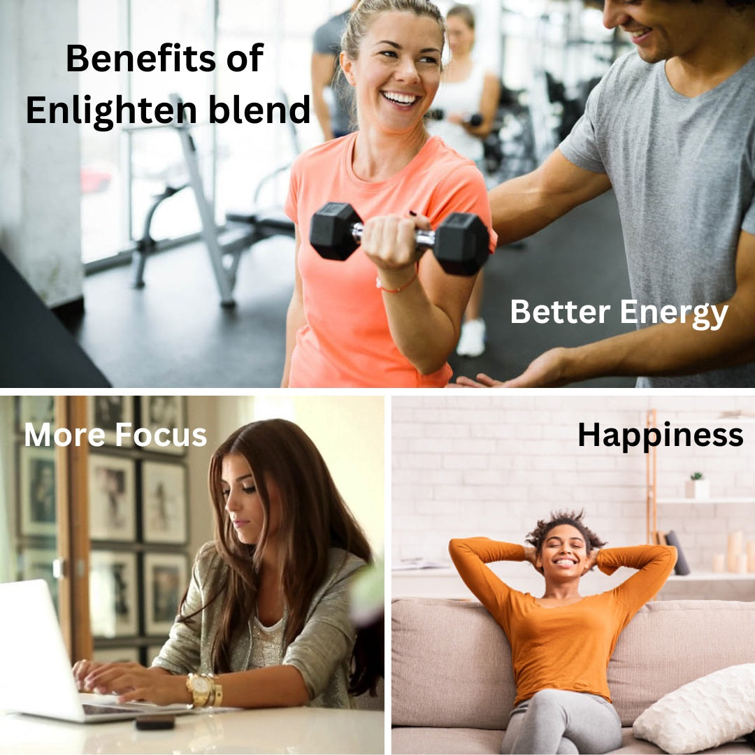 Enlighten Essential Oil Blend | Uplift Mood, Energy & Focus | Australian Made