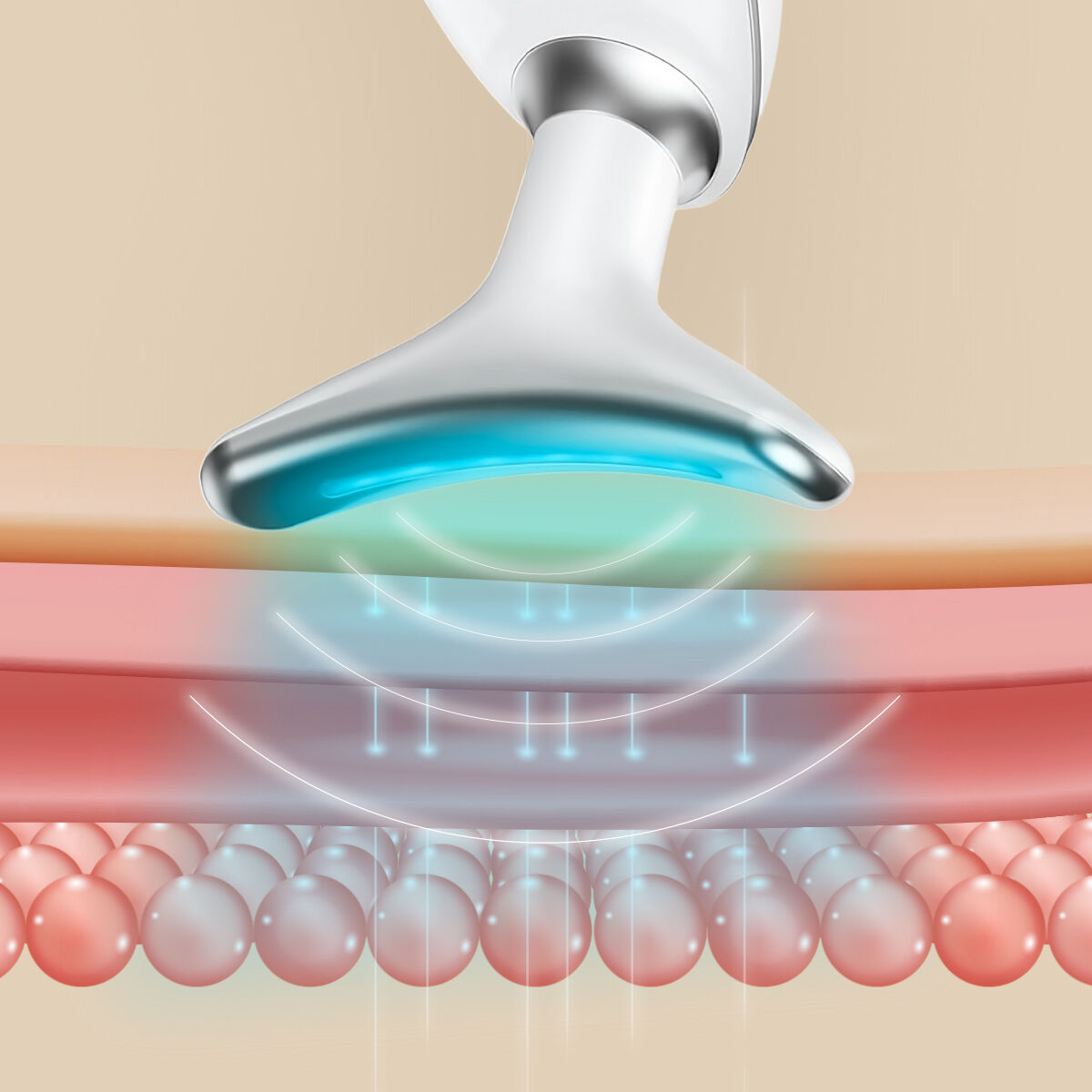 Electric Facial Firming Massager for Face and Neck with LED, EMS, and Heat Selora InnovaGoods