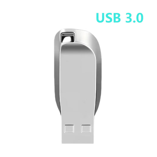 High-Speed USB 3.0 Flash Drive - 256GB Metal Pen Drive for Effortless Data Storage and Transfer