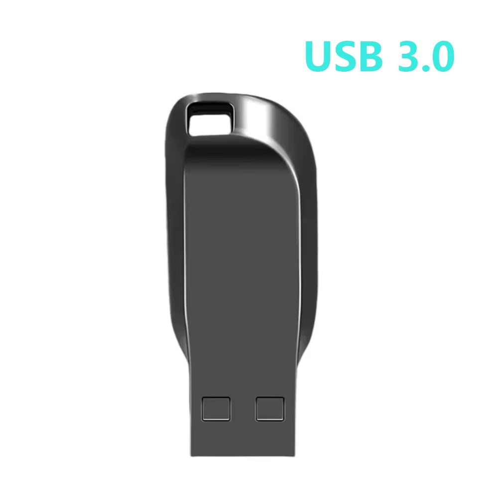 High-Speed USB 3.0 Flash Drive - 256GB Metal Pen Drive for Effortless Data Storage and Transfer