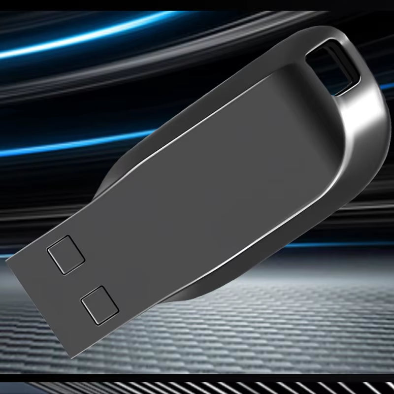 High-Speed USB 3.0 Flash Drive - 256GB Metal Pen Drive for Effortless Data Storage and Transfer