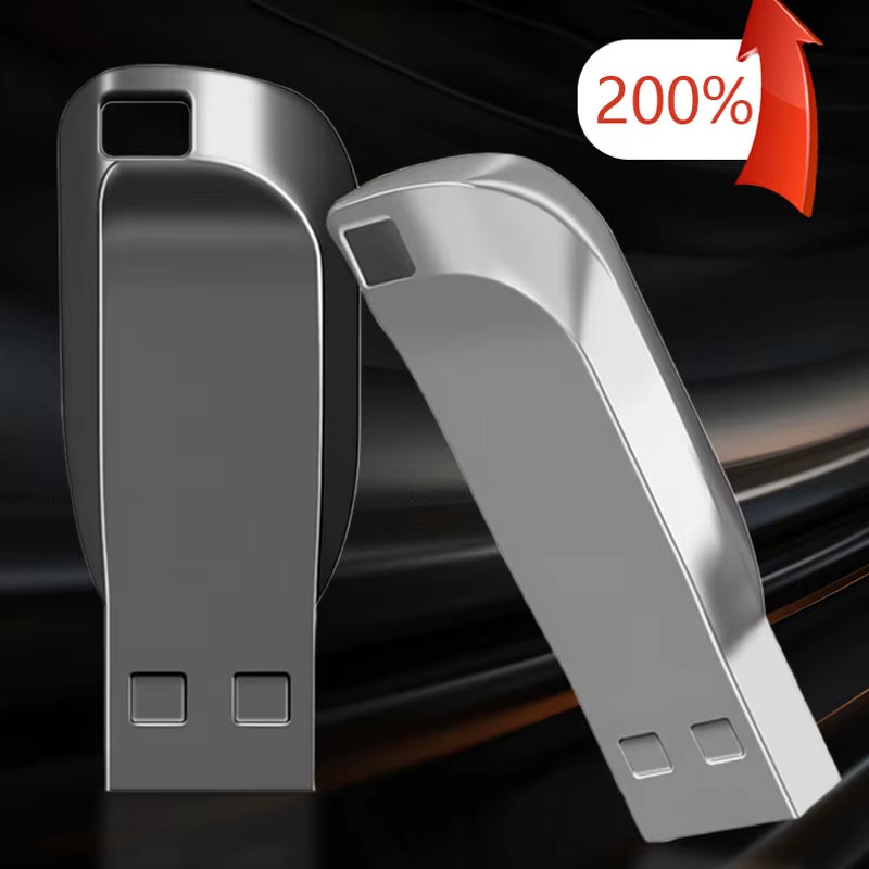 High-Speed USB 3.0 Flash Drive - 256GB Metal Pen Drive for Effortless Data Storage and Transfer